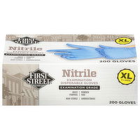 First Street Disposable Gloves, Examination, Nitrile, X-Large - 200 Each