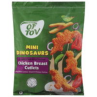 Of Tov Chicken Breast Cutlets, Dinosaurs, Mini - 1 Each