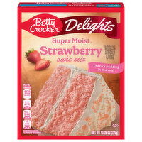 Betty Crocker Delights Strawberry Cake Mix - 13.25 Ounce