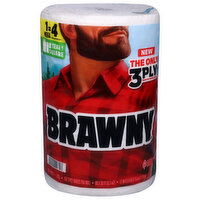 Brawny White 3-Ply Mega Roll Paper Towels - 1 Each
