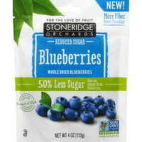 Stoneridge Orchards Blueberries, Reduced Sugar - 4 Ounce