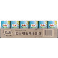 Dole 100% Pineapple Juice, 24 Each