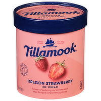 Tillamook Ice Cream, Oregon Strawberry - 1.5 Quart