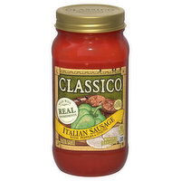 Classico Pasta Sauce, Italian Sausage with Peppers & Onions - 24 Ounce