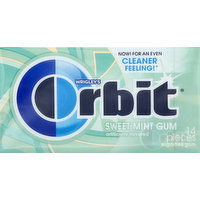 Orbit Gum, Sugarfree, Sweet Mint - 14 Each