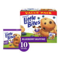 Entenmann's Blueberry Mini Muffins, Value Pack, 10 packs, (4 ct each), 16.5 lbs  Case