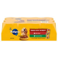Pedigree Choice Cuts in Gravy Beef/Country Stew Food for Dogs - 12 Each