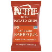 Kettle Brand Potato Chips, Backyard Barbeque, 7.5 Ounce