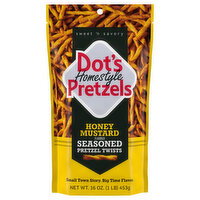 Dot's Homestyle Pretzels Seasoned Honey Mustard Flavored Pretzel Twists - 16 Ounce