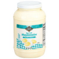 First Street Mayonnaise, Egg Yolk, Extra Heavy - 1 Gallon