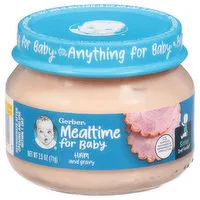 Gerber Ham and Gravy, Sitter (2nd Foods) - 2.5 Ounce