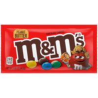 M&M'S Peanut Butter Chocolate Candy Singles Size, 1.736 Ounce