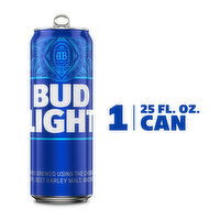 Bud Light Beer, 25 fl oz Can - 25 Fluid ounce