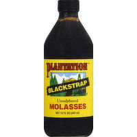 Plantation Molasses, Blackstrap, Unsulphured, 15 Ounce