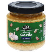 First Street Minced Garlic in Water - 8 Ounce