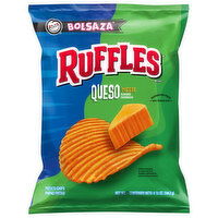 Ruffles Potato Chips, Queso Cheese - 6.5 Ounce