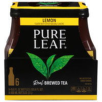 Pure Leaf Brewed Tea, Lemon, Real, 6 Each