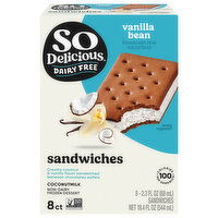 So Delicious Dairy Free Sandwiches, Non-Dairy, Vanilla Bean, Coconutmilk