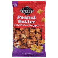 First Street Pretzel Nuggets, Filled, Peanut Butter - 16 Ounce