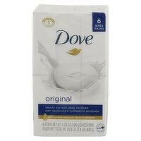 Dove Beauty Bar, Original, 6 Each