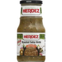 Herdez Salsa Verde, Medium, Roasted, 15.7 Ounce