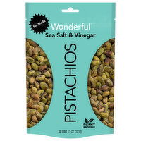 Wonderful Pistachios, No Shells, Sea Salt & Vinegar, 11 Ounce