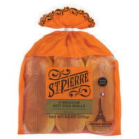 St. Pierre Brioche Hot Dog Rolls - 6 Each