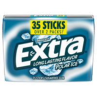 Extra Gum, Sugarfree, Polar Ice - 35 Each