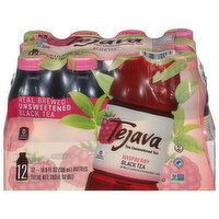 Tejava Black Tea, Raspberry - 12 Each