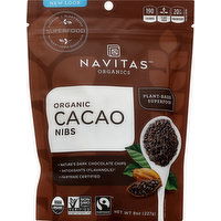 Navitas Cacao Nibs, Organic - 8 Ounce