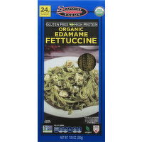 Seapoint Farms Fettuccine, Organic, Edamame - 7.05 Ounce