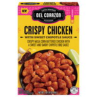 Del Corazon Crispy Chicken, with Sweet Chipotle Sauce, Mild Spicy, 1 Pound