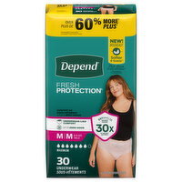 Depend Womens Maximum M Underwear - 30 Each