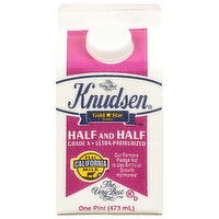 Knudsen Half and Half, The Very Best - 1 Pint