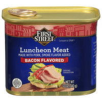 First Street Luncheon Meat, Bacon Flavored - 12 Ounce