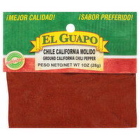 El Guapo Ground California Chili Pepper (Chile California Molido), 1 Ounce