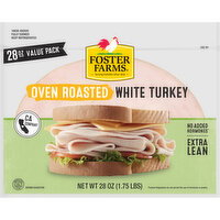 Foster Farms Oven Roasted White Turkey Deli Meat - 28 Ounce