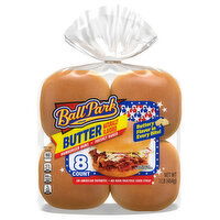 Ball Park Butter Hamburger Buns - 8 Each