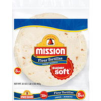 Mission Tortillas, Flour, Large Burrito - 8 Each