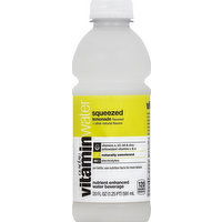 vitaminwater Water Beverage, Nutrient Enhanced, Squeezed, Lemonade Flavored - 20 Ounce