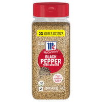 McCormick Pure Ground Black Pepper - 6 Ounce