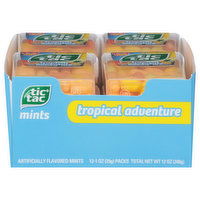 Tic Tac Mints, Tropical Adventure, 12 Pack, 12 Each