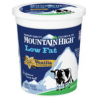 Mountain High Yoghurt, Low Fat, Vanilla - 32 Ounce