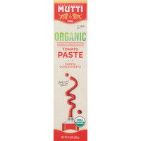 Mutti Tomato Paste, Organic, Double Concentrated, 6.5 Ounce