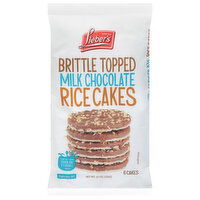 Lieber's Rice Cakes, Milk Chocolate, Brittle Topped - 6 Each