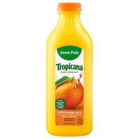 Tropicana 100% Orange Juice, Some Pulp - 46 Fluid ounce