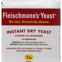 Fleischmann's Yeast, Instant Dry - 1 Pound