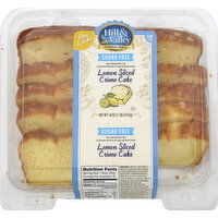 HILL & VALLEY Creme Cake, Sugar Free, Lemon Sliced - 16 Ounce