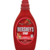 Hershey's Syrup, Fat Free, Delicious Strawberry Flavor, 22 Ounce