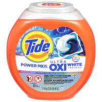 Tide + Detergent, Ultra White + Bright - 25 Each